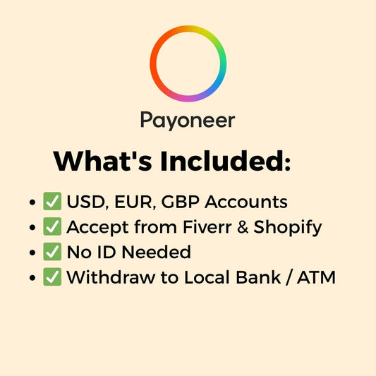 Payooner activated account