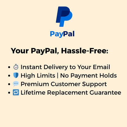 Paypal activated account